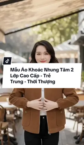 Mẫu Áo Khoác Nhung Tăm 2 Lớp  - Trẻ Trung - Thời Thượng!! #aokhoacnu #aokhoacnhungtam #aokhoac2lop #aoxinhhottrend #thoitrangnu 
