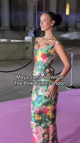 #MayaJama arrives at #TheBritishMuseum for the Pink Ball in #London 