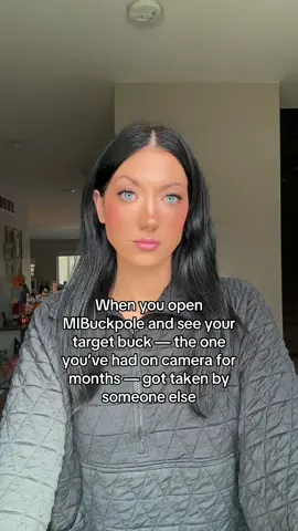 I’ve been out every single evening and he was at my stand THAT MORNING. SAD DAY.😭 #hunting #deerhunting #deerseason #michiganders #fyp