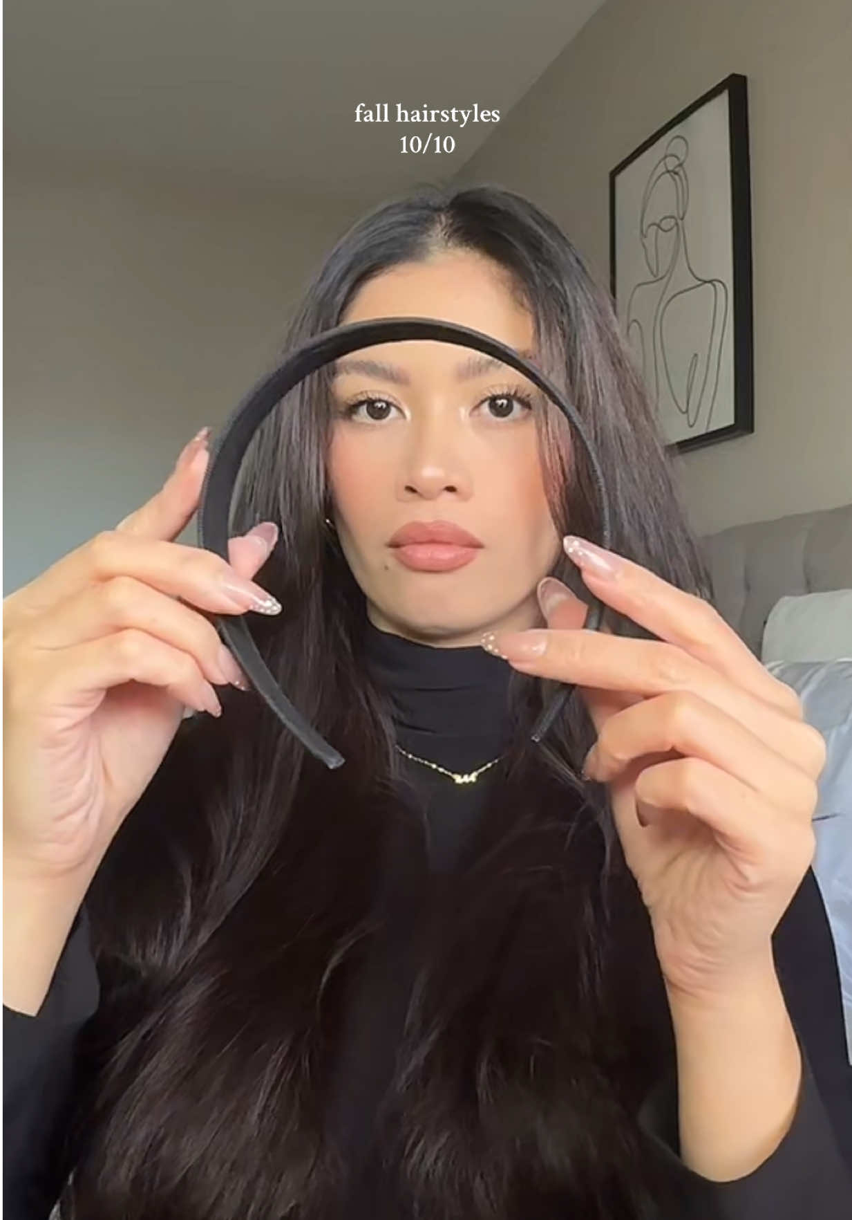 headband hairstyle💗 #hairstyle #hairinspo #headbandhairstyle #easyhairstyles #hairtutorials 