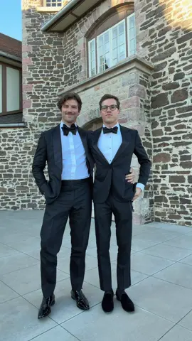 Forever wedding date ❤️ @Jeff O’Donnell  Both tuxes from Suit Supply  #blacktie #gaycouplegoals #suitsupply 