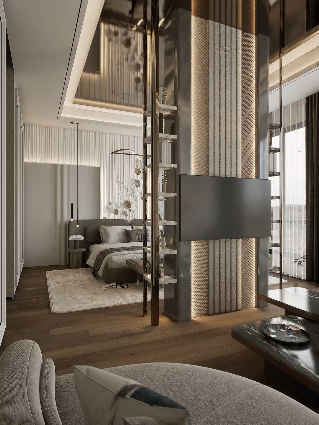 غرفة نوم ماستر من تصميمي في الكويت  master bedroom in kuwait designed by abdalelah asswad #interior #تصميم-داخلي #interiordesign #المملكة_العربية_السعودية #ديكورات_منزليه_داخليه #الامارات_العربية_المتحده🇦🇪 #ديكور #ديكورات #فخم #doubleheight #صالة-معيشة #غرف_نوم_مودرن #غرف_نوم #قطر #حمام #bathroom #الكويت #office #company-design #dinningroom