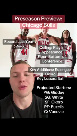 Chicago Bulls Preseason Preview#greenscreen#basketball#fyp#NBA#bulls