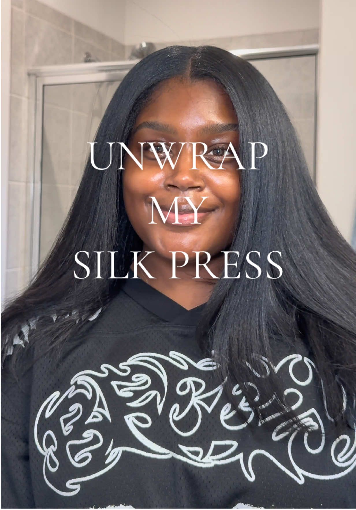 Unwrap my silk press with me using Cecred nourishing oil 🥰  #fyp #silkpress #cecred #longhair  @CÉCRED 