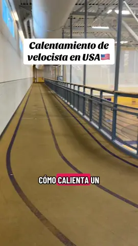CALENTAMIENTO de un VELOCISTA en 🇺🇸🇺🇸🇺🇸 #sprints #warmup #athletics #trackandfield #studentathlete 