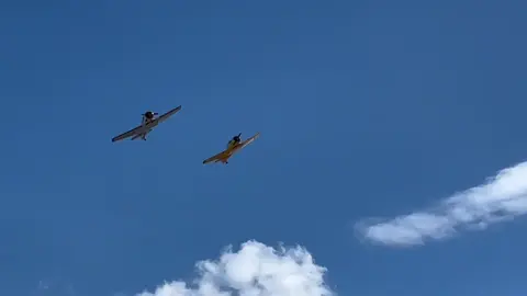 Speed, power, and sky-high thrills, airshow never disappoints! ⚡🛩️ #HoustonAirshow #WingsOverHouston #Airshow2025 #JetsInAction #SkyHigh