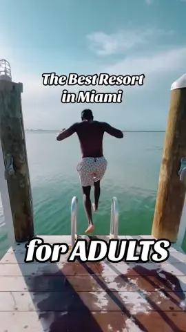 The best resort in Miami for adults. No Kids, no noise … this is a must-go spot in Miami. Even just go hangout at their pool.  #tiktokgostay #miamiresort #miamihotels #luxuryhotels  #18plus 