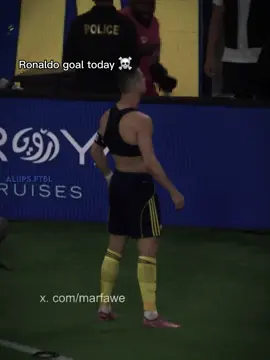 Ronaldo goal today ☠️ // #fyp #football #ronaldo #alnassr #today 