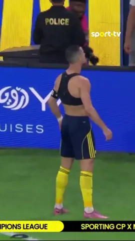 O QUE É ISTO, RONALDO 🥵 #sporttvportugal #alnassr #cristianoronaldo #tiktokdesporto 