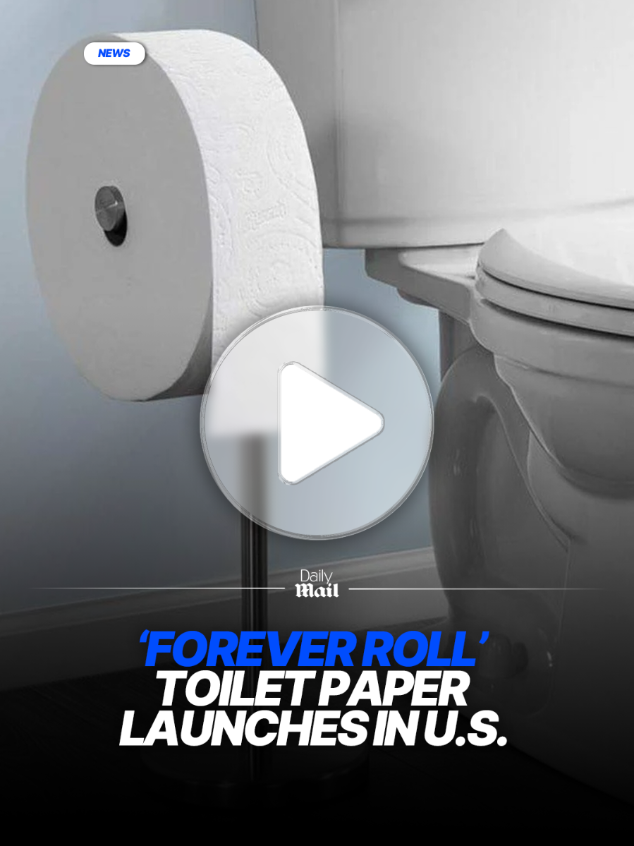 Supersized “Forever Roll” toilet paper is officially hitting store shelves across the U.S. after initially being available as an online-only order. The roll features 1,700 sheets – around 30 times more than a standard roll – and is designed to last up to a month depending on usage, according to Charmin, the manufacturer. First introduced online in 2019, the oversized toiletry is now making a full retail debut, expanding beyond its early test market aimed at smaller households and apartments. #forever #toiletpaper #bathroom 
