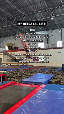 Just to name a few🥴 Anyone else relate? #fyp #gymnastics #betrayal #gymnasticstiktok #trending 