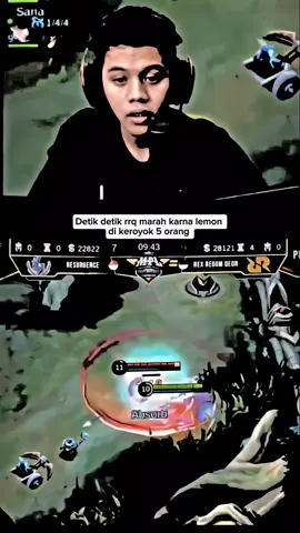 Detik detik rrq marah karna lemon di keroyok #mobilelegends #MLBB9TH #MLBB 
