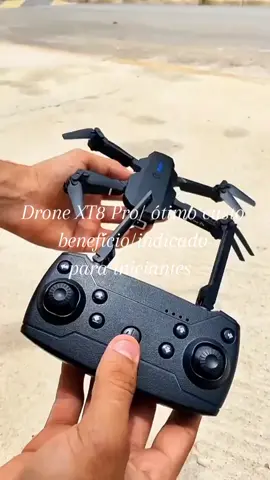 Drone XT8 Pro ótimo custo benefício indicado para iniciantes. Modo sem cabeça= não precisa se preocupar com a orientação do drone  #drone #drones 