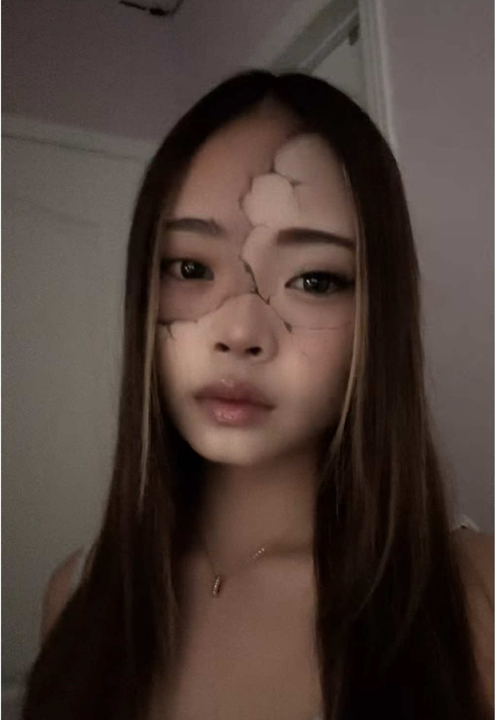 broken doll makeup #halloween #halloweenmakeup #brokedoll #xybca #fyp