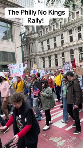 I am in Philly for vacation with the kiddos and of course I could not just pass up a chance to participate in the No Kings Rally! It was amazing. Thank you Philly! #nokingsday #philly #philadelphia #democracy 