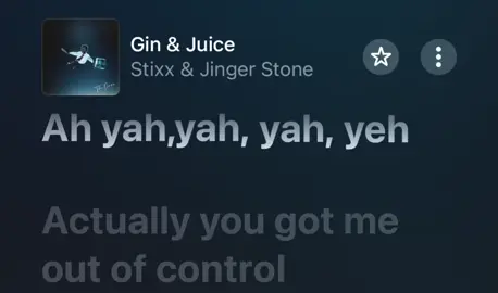 Gin & Juice #fyp #viral #musiclyrics #stixx #ginandjuice 