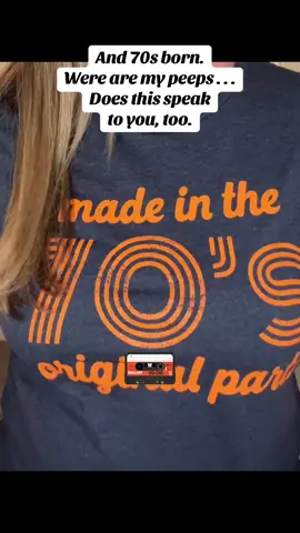 If you were born in the 70s this tee probably speaks to you too. So soft comfortable with a vintage vibe. #nostalgic #genx #80s #1975 #retro 