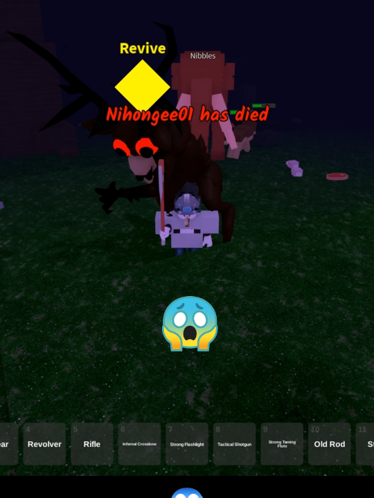 The Deer is hungry tonight. 🦌☠️ #99nightsintheforest #99nightsintheforestroblox #99nights #roblox 