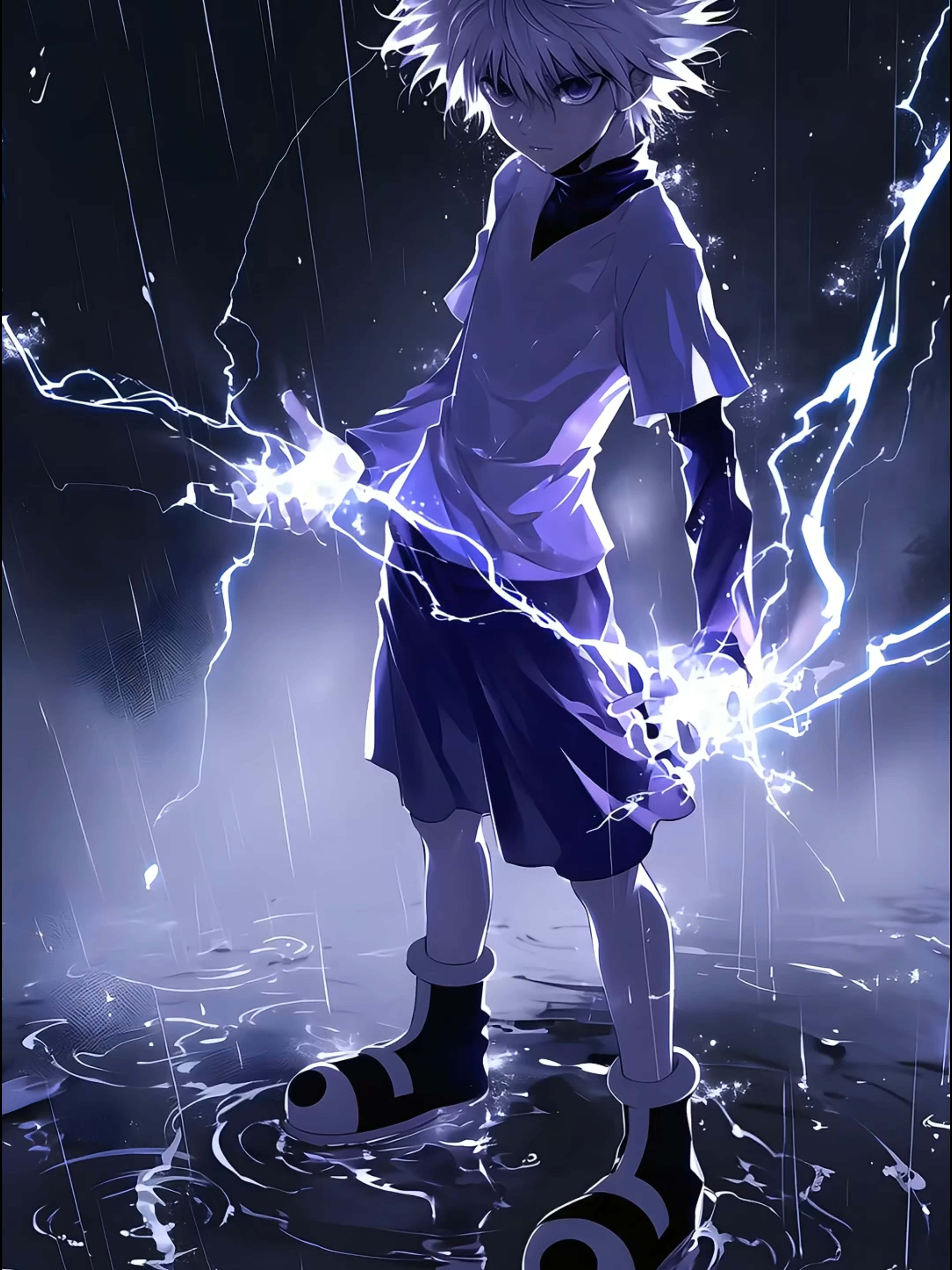4K anime wallpaper ⚡ Killua Zoldyck — “Calm before the spark.”   Would you hold that power? 👇   Comment ⚡ if Killua is your favorite assassin.   #killua #hunterxhunter #madhouse #animewallpaper #animeedit #otaku #fyp #4kwallpaper #animationtiktok #animefidelity #wallpaperanime #aesthetic #animeaesthetic #2025