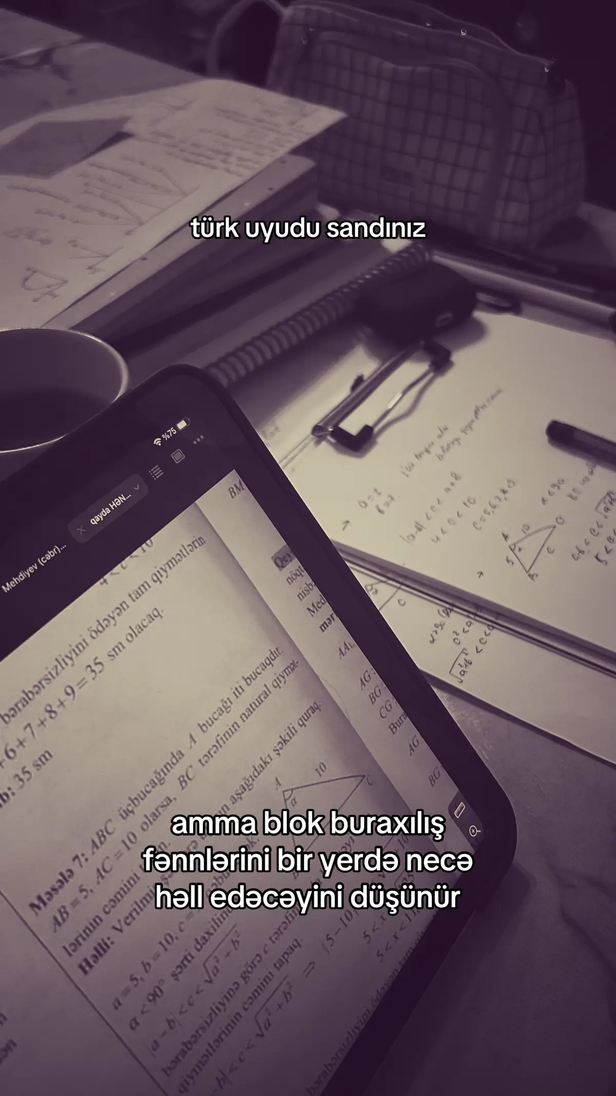 psixoloji problemlərimin üzə çıxmağına az qalıb😔 #dim #buraxılışimtahanı #blokimtahani 