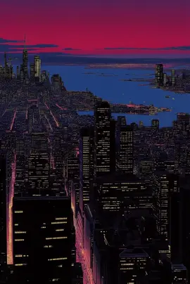 NYC but make it jazz . . . . #citypop #animation #popart #nostalgicfuture #fy 