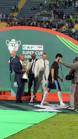 Champions. Again and again 🔝🌍 #Pyramids |  #ملوك_الكرة |  #CAFSC 