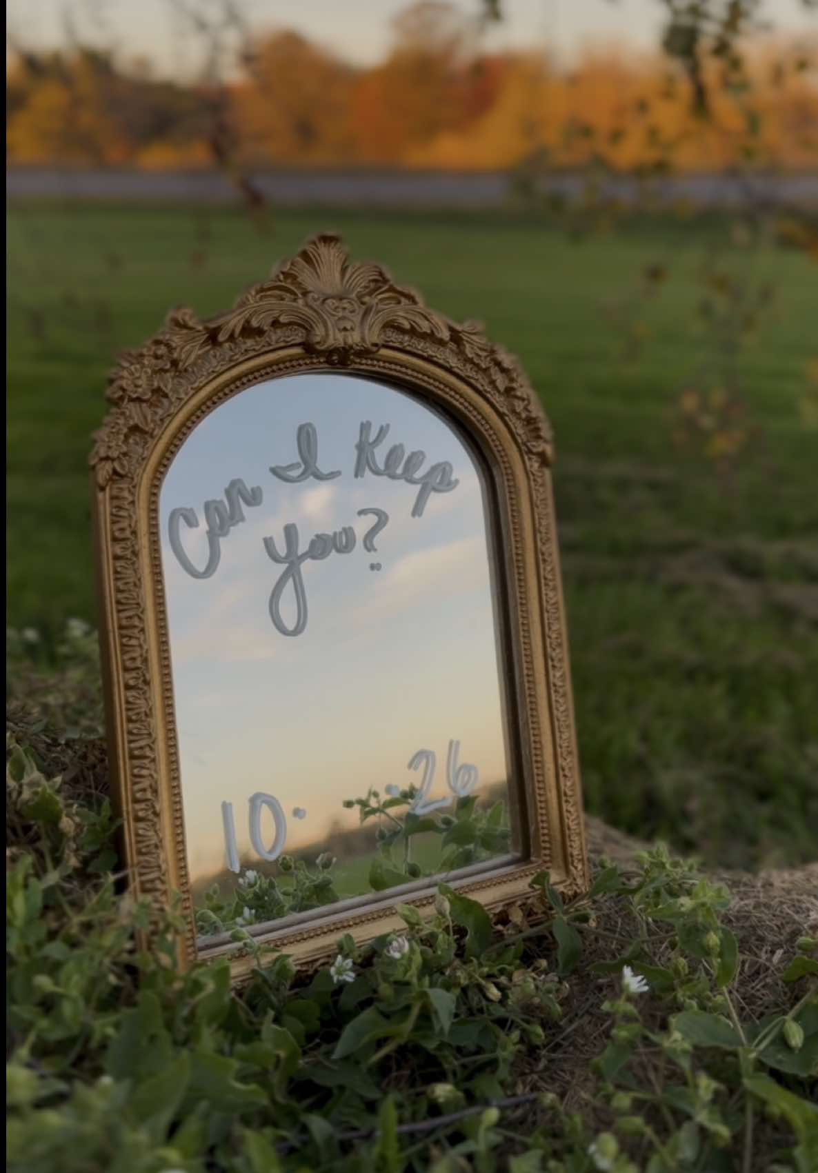 A year ago, he asked “Can I keep you?” 🖤 To celebrate our one-year engagement anniversary, we made this video to share a sweet surprise to share our wedding date. Next year, we’ll be saying I do on 10.31.26! 💍👻 The music is from the iconic Casper dance scene that inspired our theme: a little magical, a little spooky, and completely us. ✨  #CanIKeepYou #HalloweenWedding  #Casper #2026bride #savethedate 