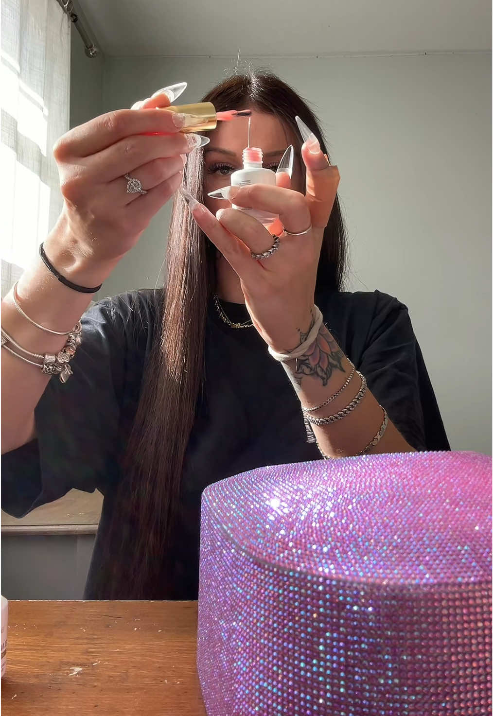 GRWM TO GO TO THE PRISON ✨ #fyp #nailart #nailtech #nailinspo #prison 