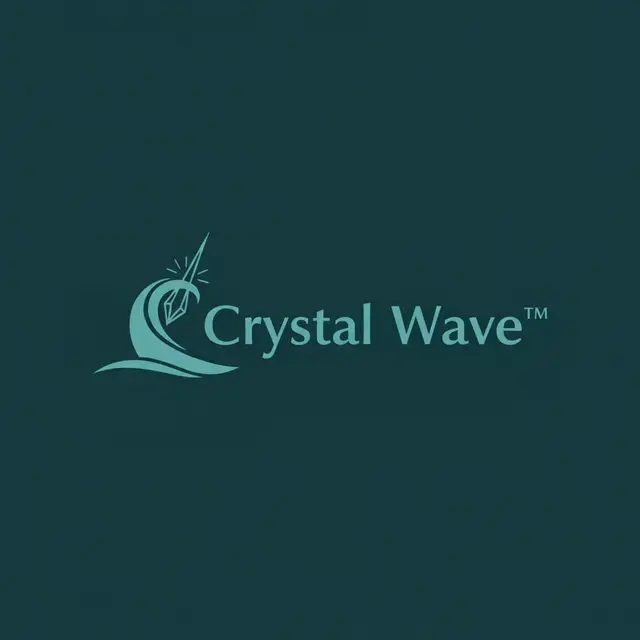 Logo Design Service | DM for Custom Logos Experience clarity in motion.  The Crystal Wave logo gracefully merges a dynamic wave with a sparkling crystal, symbolizing purity, clarity, and the fluid excellence of a refreshing experience. Ready to give your brand an identity that’s as clear, brilliant, and captivating as a crystal wave? DM me today, and let’s create a refreshing and radiant visual presence for your brand. #LogoDesign #WaterBrand #WellnessLogo #BeverageBrand #TechLogo          