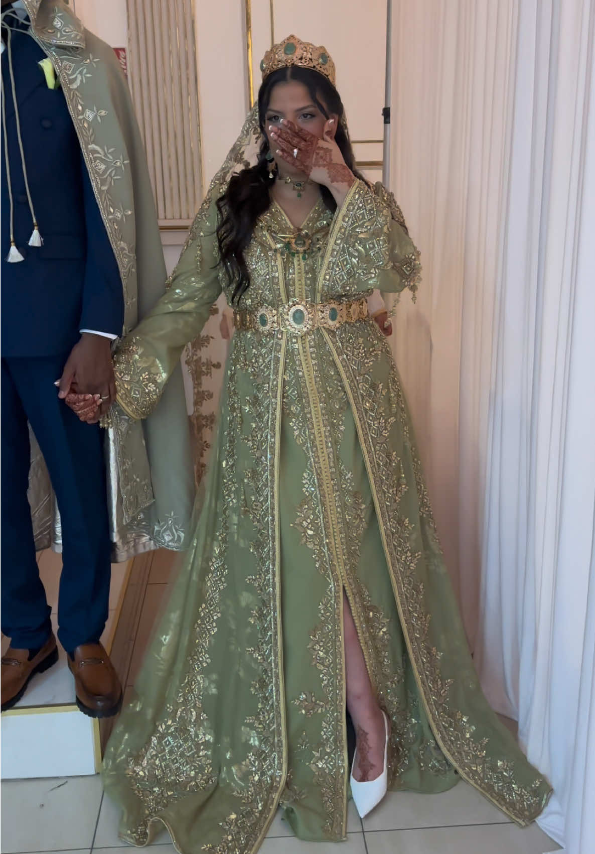 Maroccan Queen 👑 #negafa #takchita #caftan #maroc 