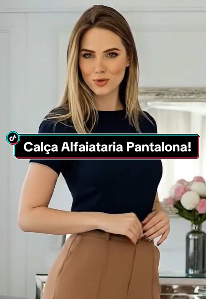 PROMOÇÃO ESPECIAL!!! Calça Pantalona Alfaiataria Premium com preço de fábrica!  #tiktokshop #modafeminina #moda #look 