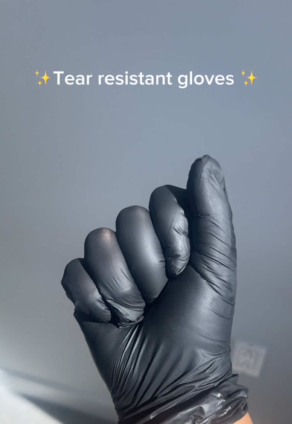 Very durable nitrile gloves ✨ #gloves #kitchengloves #durablegloves #tearresistantgloves #blackgloves 