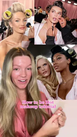 What was your favorite look from the show I need to know! 🩷 #makeup #tutorial #victoriassecret #fashionshow #victoriassecretmakeup 