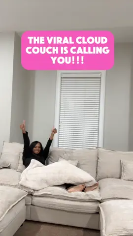 It’s calling YOUR name!! #cloudcouch #viral #viralcouch #modular 