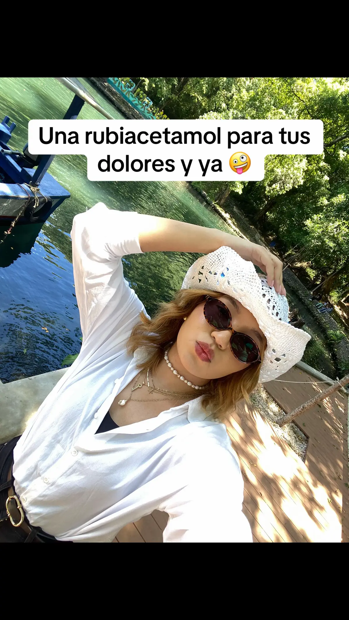 Una rubiacetamol para tus dolores y ya 😛😛 #rubia #dominican #girl #humor #fyppppppppppppppppppppppp 