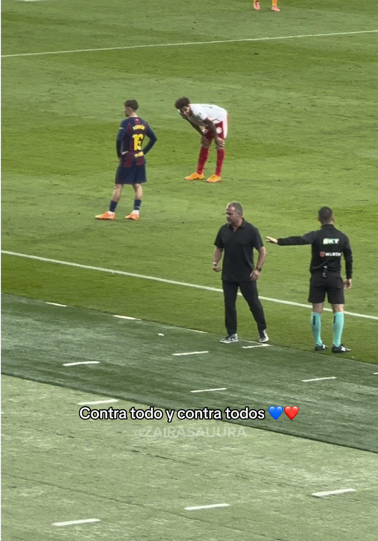 Siempre en tu barco Flick 💙❤️ #fcbarcelona #footballtiktok #barça #fyp #hansiflick 