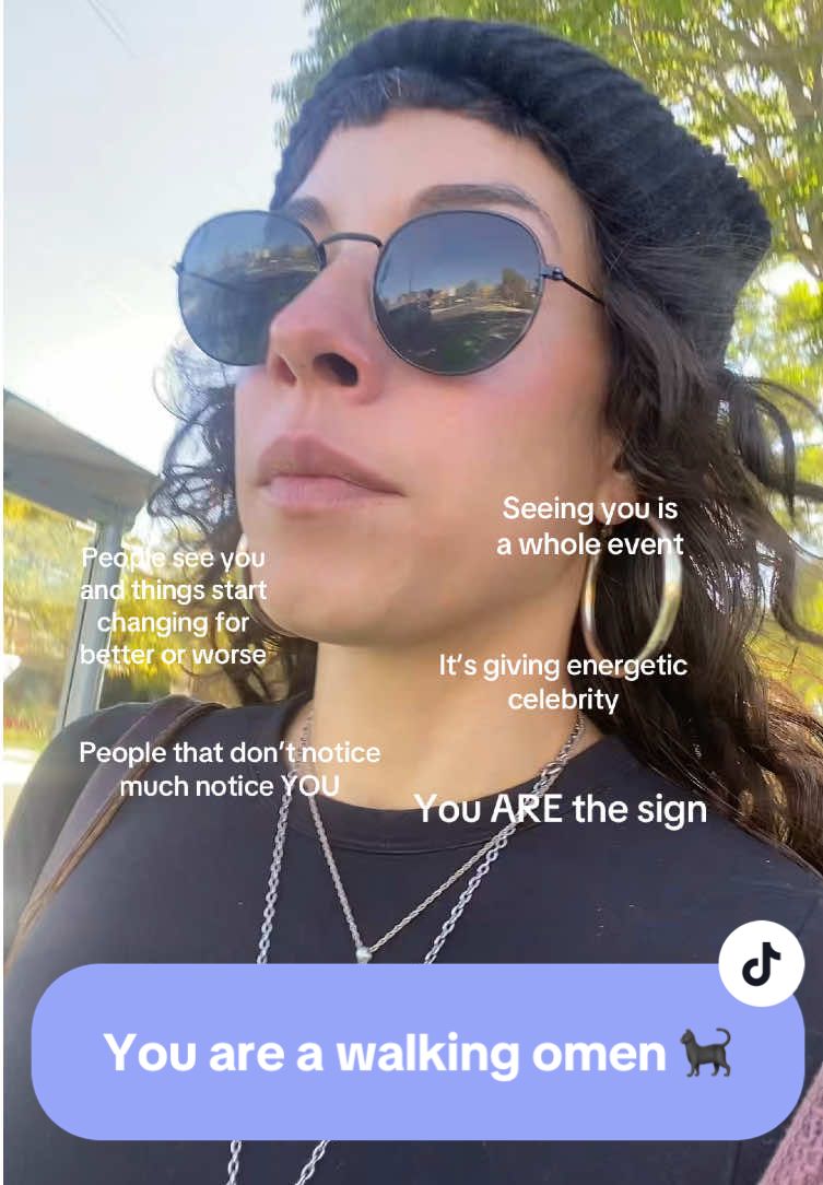 You are the black cat and the white calf. 