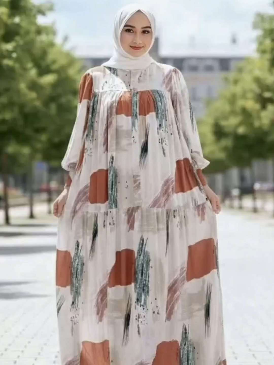 DRESS ALOORA - GAMIS RAYON PREMIUM PROMO HARI INI #bajugamis #abaya #dress #gamis #gamiscantik