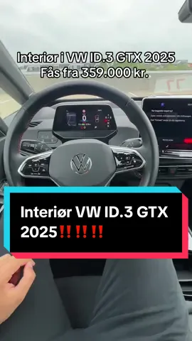 VW ID.3 GTX eller Tesla Model 3‼️ Du får en lidt hurtigere og “sportigere” bil med en GTX. Den kører godt og  accelerationerne er mærkbare, men ikke sporty. Hvad ville du selv vælge til pengene 359.000 kr.?🔥 #vw #id3 #id3gtx #gtx #volkswagen #electriccar #evcar #carenthusiast #carlover #carreview #review #dansk #danish #tipsandtricks #follow #fyp 