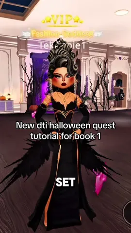 Quick tutorial for new dti halloween update quest book 1 #dti #dresstoimpress #dresstoimpressroblox #roblox #robloxfyp 