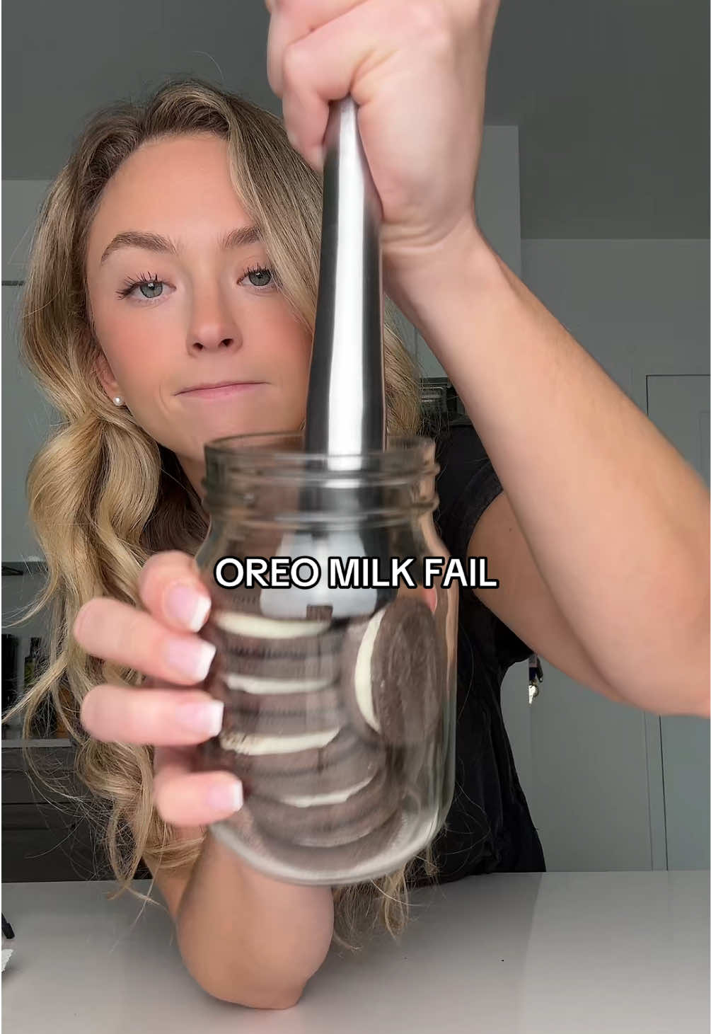 Another cookie milk latte wasn’t in the cards for me I guess  #coffeeathome #coffeerecipe 