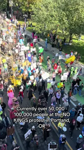 Portland Oregon showed out today!!! 10/18/25 #portland #oregon #no #kings #protest 