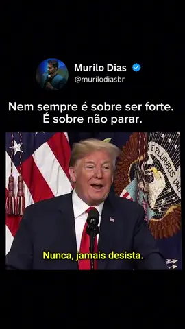 Essa é a verdadeira força. A que continua quando o mundo para de aplaudir. A que se levanta em silêncio, ajusta o foco e segue. Trump falou sobre isso — sobre cair, aprender e continuar mesmo quando todos duvidam. Resistir é ter propósito. É saber que o caminho vai cobrar caro… e pagar o preço mesmo assim.#resultados #sucesso #fé 