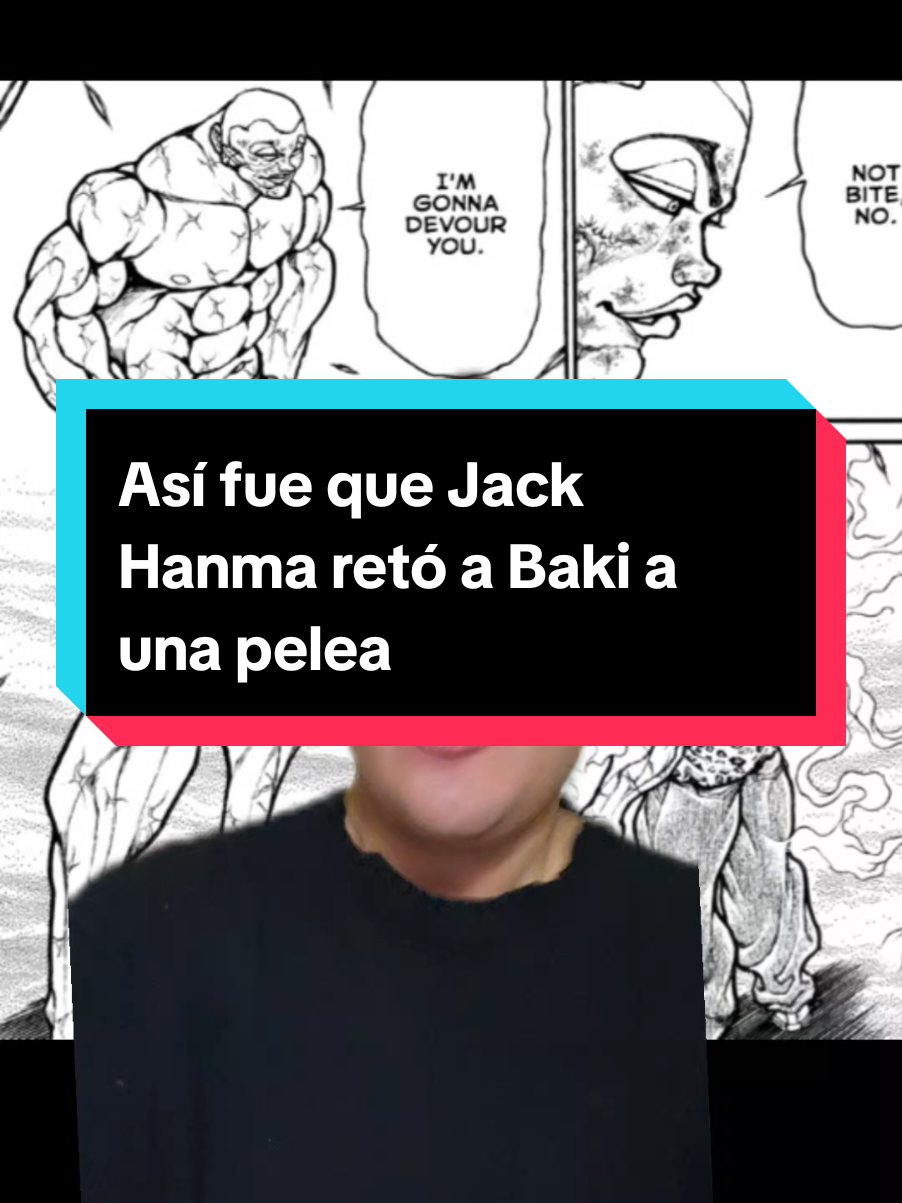 así fue que Jack Hanma reto a #baki a una pelea #yujirohanma #anime #manga 