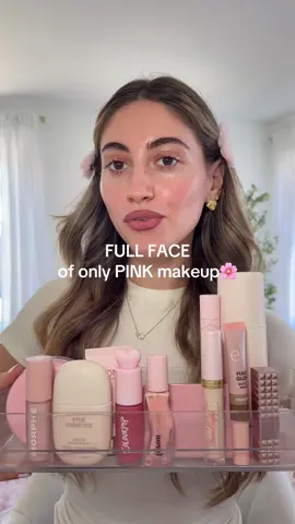 🎀 full face using only PINK makeup!!! the color series is backk - which color should i try next ??  - PRODUCTS USED:  @Iconic London velvet smooth primer  @Kylie Cosmetics skin tint 2.5N , Kylash  @Too Faced concealer @Morphe Cosmetics pink color corrector  @ColourPop Cosmetics super shy liquid blush  @e.l.f. Cosmetics contour wand @Westman-Atelier blush/ bronzer palette  @ONE SIZE BEAUTY pink loose powder  @tarte cosmetics lip liner tana  @Valentino.Beauty Spike Lipstick  @Gisou lip oil  @Laura Mercier setting spray  - #fyp #makeuptok #makeuptutorial #MakeupRoutine #pinkmakeup #makeupartist #makeupchallenge 