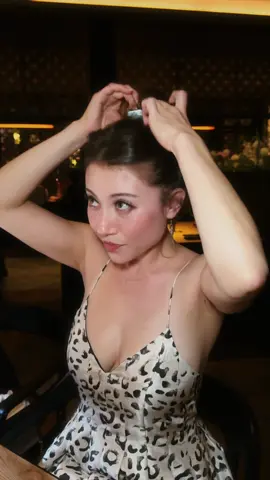 You know it’s serious when the hair tie comes out 