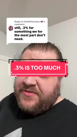 Replying to @Holathisisamy 🇬🇧 .3% is too much and anything higher is also too much: #mylifeisanrpg #environment 