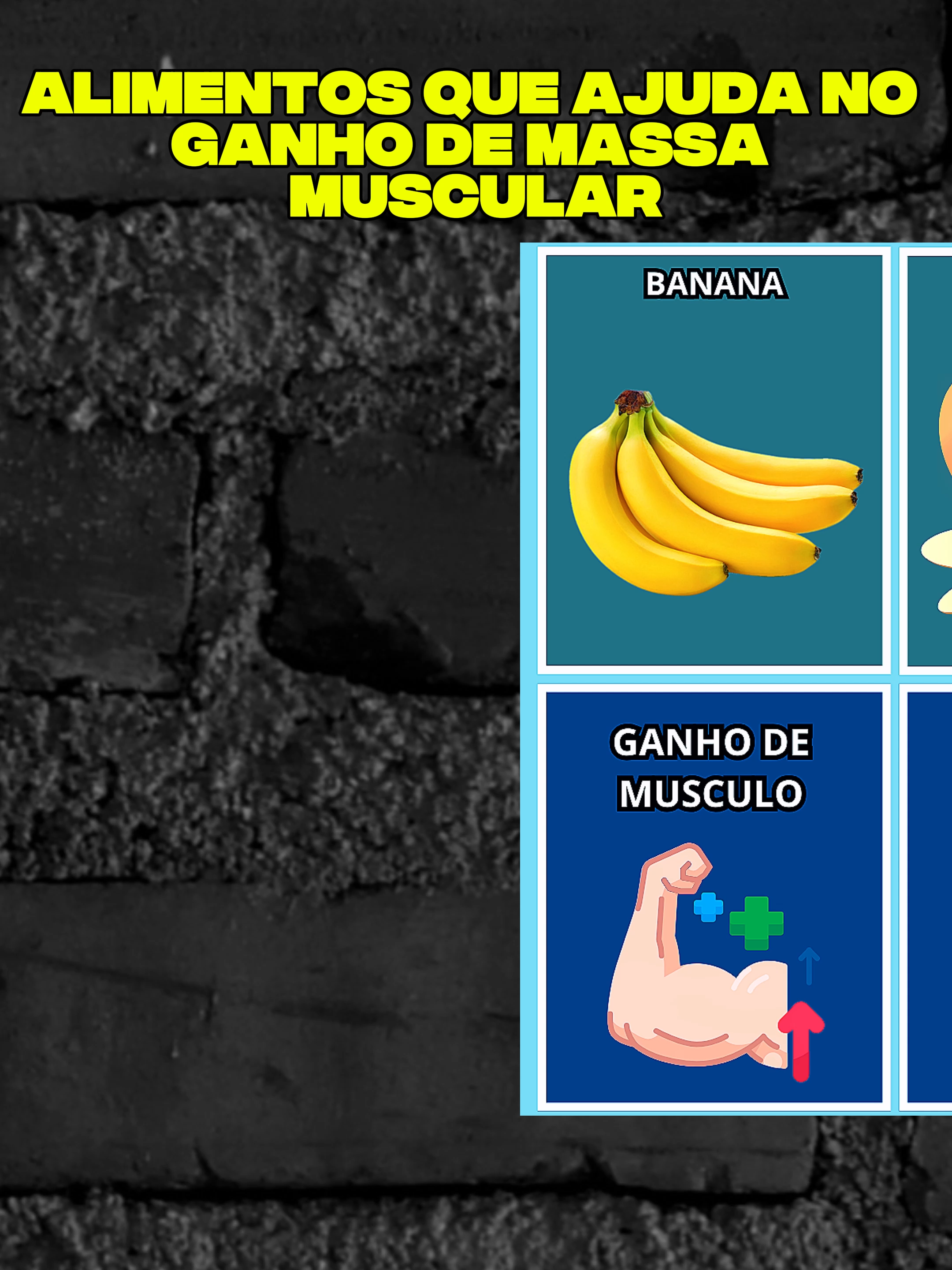 Alimentos que ajuda no ganho de massa muscular