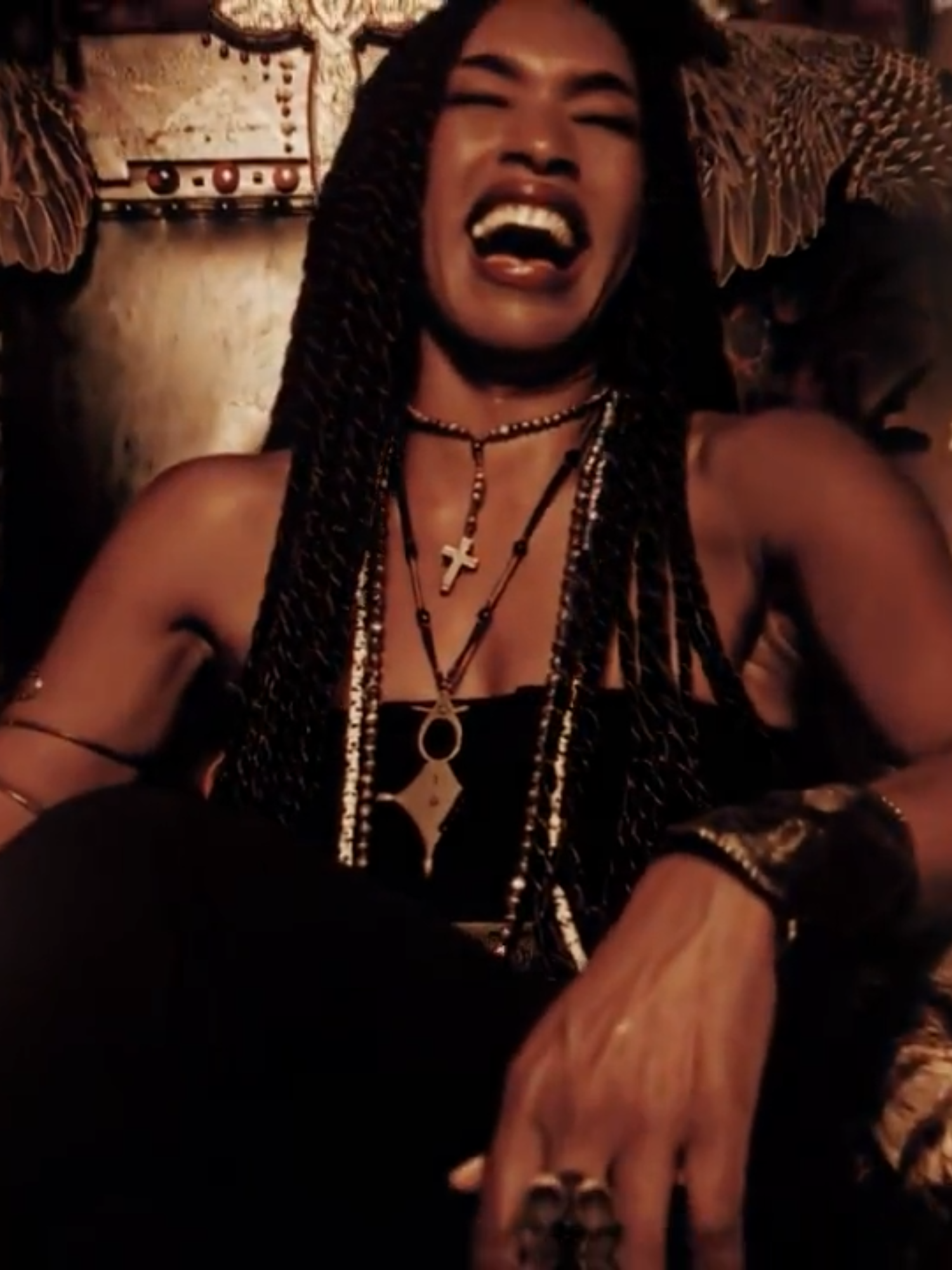 The voodoo Queen! cc: Xenoztrilogy Topaz: mine scenes: 1nfernum.scenes #marielaveau #marielaveauedit #ahs #americanhorrorstory #witch #voodoo #edit #viral