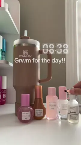 see ya!!! 💕👀 || draft! || 8:38! || #soldejaniero #GRWM #vanity #preppy #fyp @Glow Recipe @The Ordinary @Drunk Elephant 
